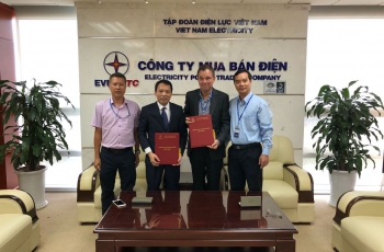 The signing ceremony of the the PPA electricity purchase contract for the Wind Power Project (PPA)